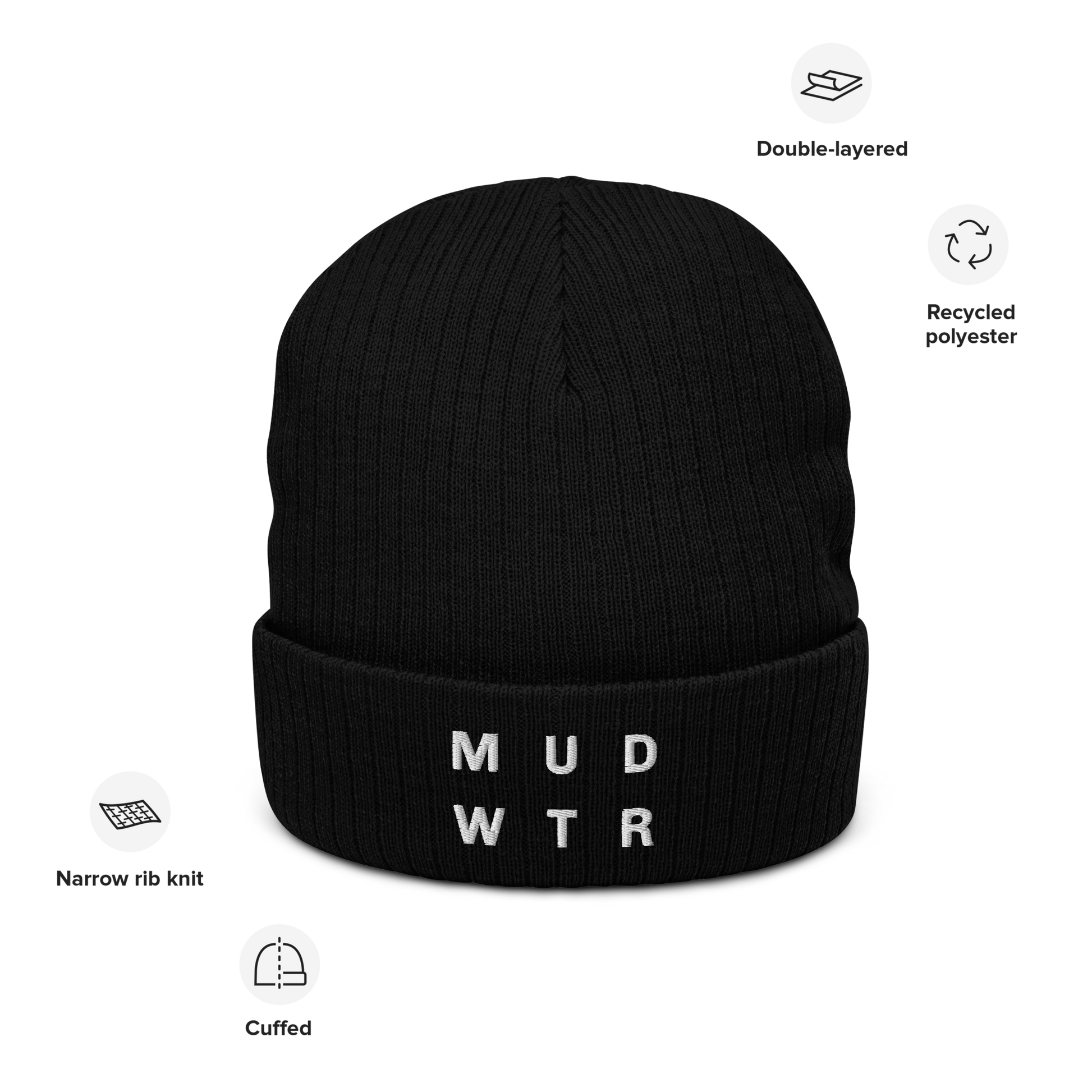 mud-wtr-beanie-r9 ribbed-knit-beanie-black-front-6478f6ebb8db4.png